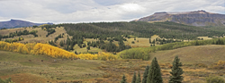 Elk Hunters Leave the Flat Tops